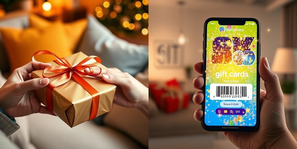 تفاوت میان گیفت کارت‌های فیزیکی و دیجیتال: کدام بهتر است؟