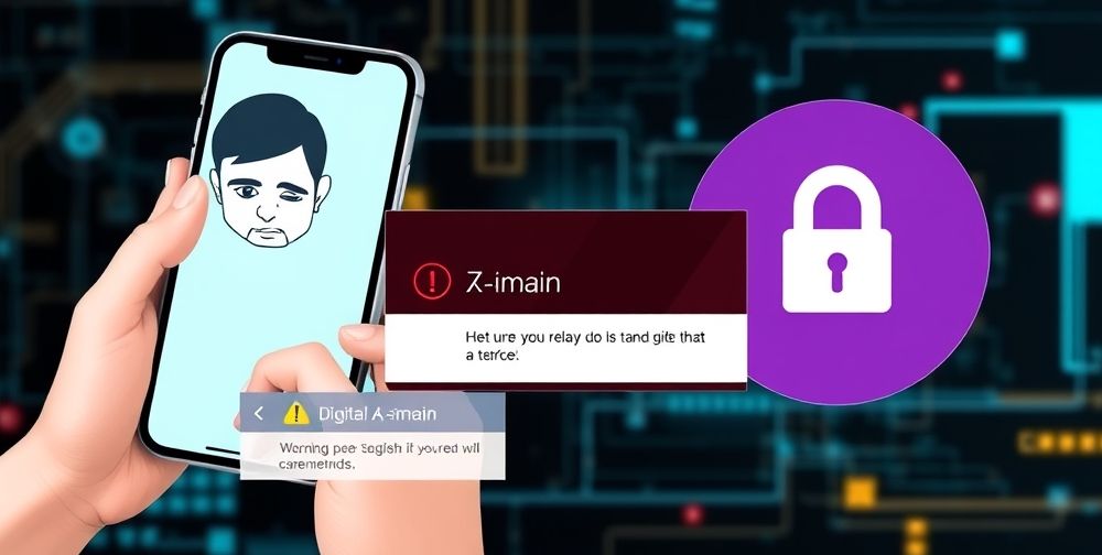 A digital collage showing various common mistakes with digital gift cards: a confused user on their smartphone, warning error messages in Persian, and a locked account icon, all blended into a modern, tech-inspired background.